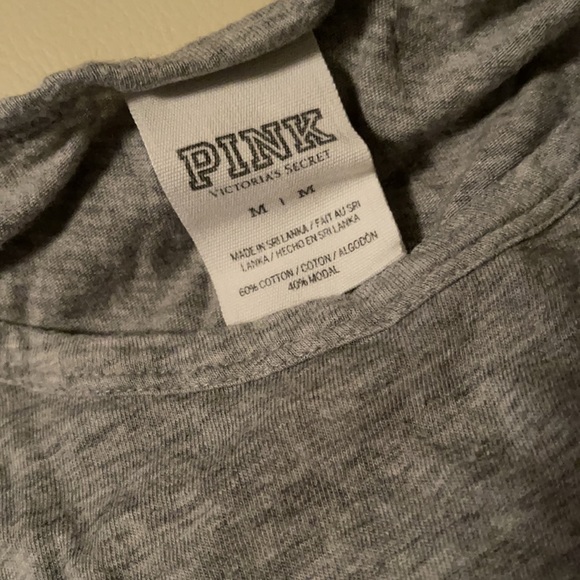 Victoria’s Secret PINK 3/4 sleeve bling shirt - Picture 3 of 5